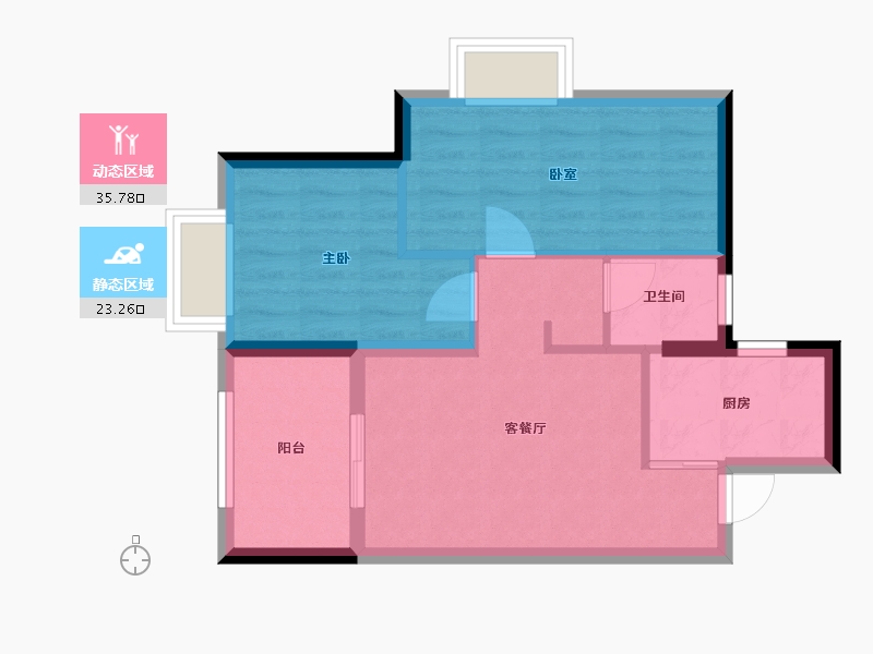 广东省-深圳市-华发新城-59.00-户型库-动静分区