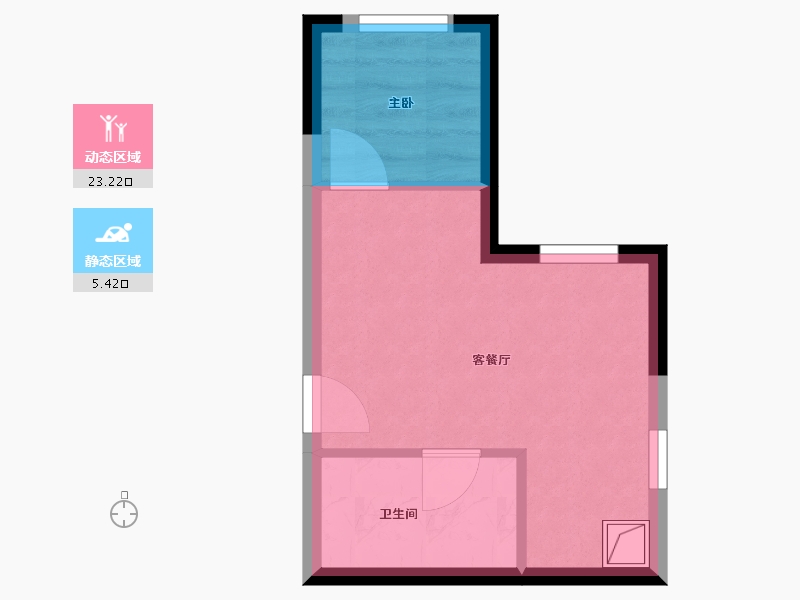 黑龙江省-哈尔滨市-碧桂园华美上城-30.00-户型库-动静分区