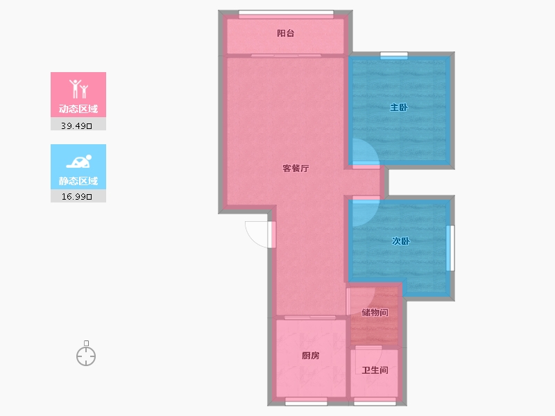 广东省-深圳市-特发小区-49.60-户型库-动静分区