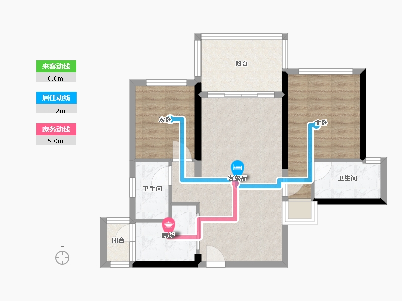 广东省-汕尾市-东方华夏明珠-66.40-户型库-动静线