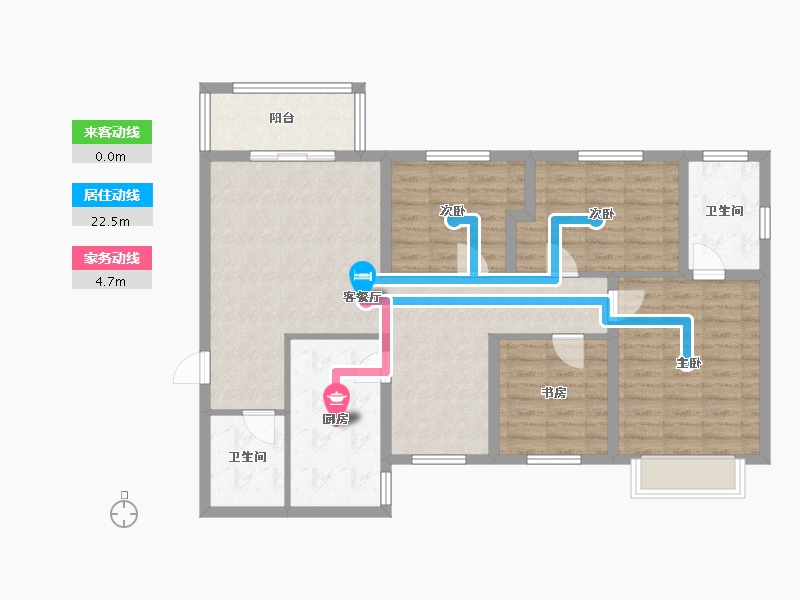 河北省-邢台市-水岸学府-103.20-户型库-动静线