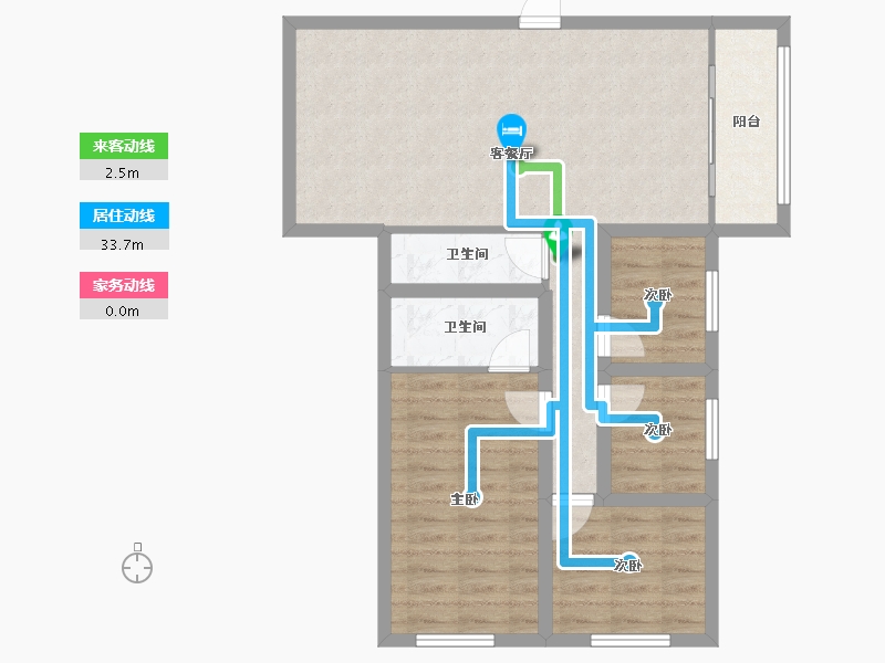 广东省-深圳市-翔名苑-77.12-户型库-动静线