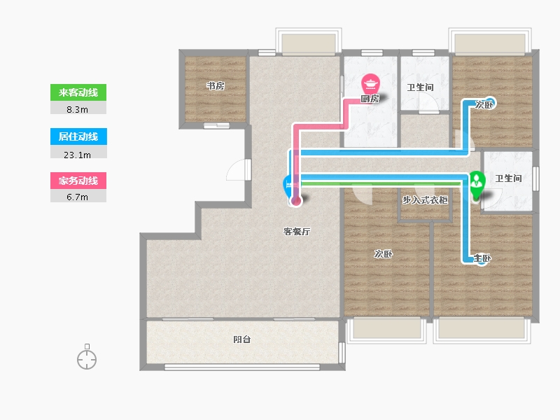 江苏省-连云港市-康颐华府-113.26-户型库-动静线