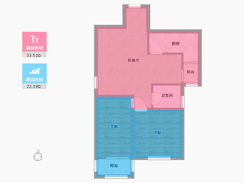 广东省-深圳市-特区报社公寓-49.12-户型库-动静分区