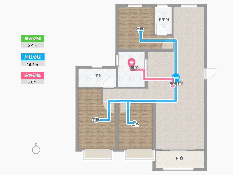 山东省-济南市-碧桂园-123.20-户型库-动静线