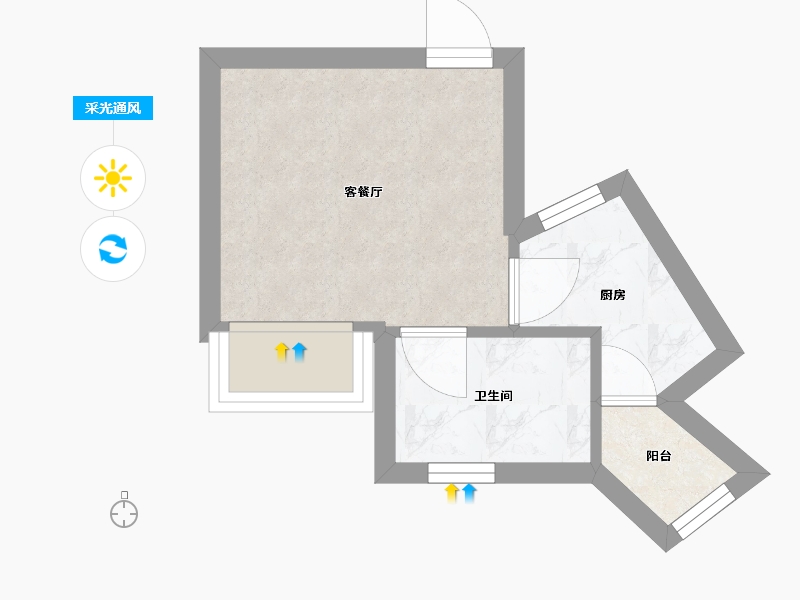 广东省-深圳市-缔梦园（三期）-19.32-户型库-采光通风