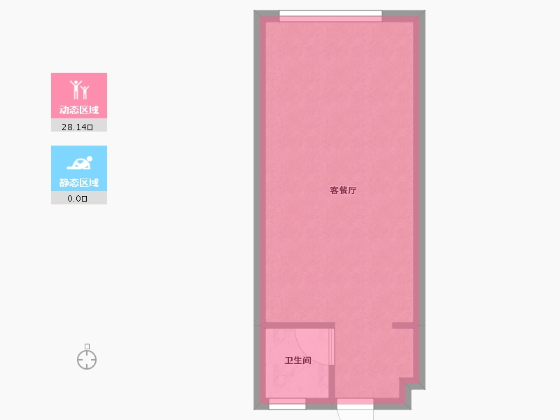 黑龙江省-鹤岗市-侨洲花园-25.27-户型库-动静分区