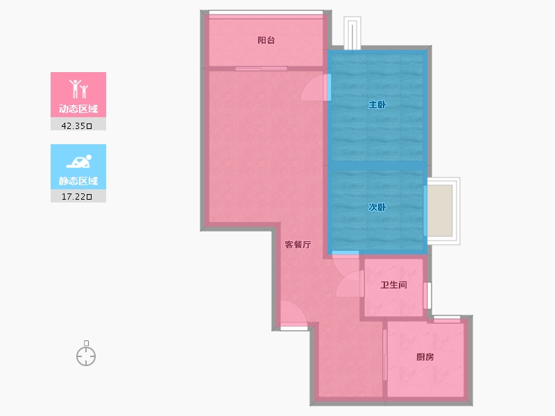 广东省-深圳市-景秀年华家园-52.34-户型库-动静分区