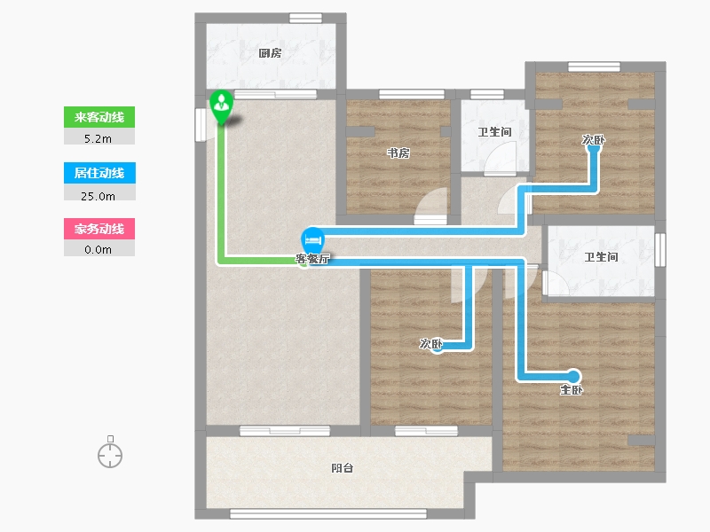 江苏省-镇江市-金辉·优步鑫苑-101.31-户型库-动静线