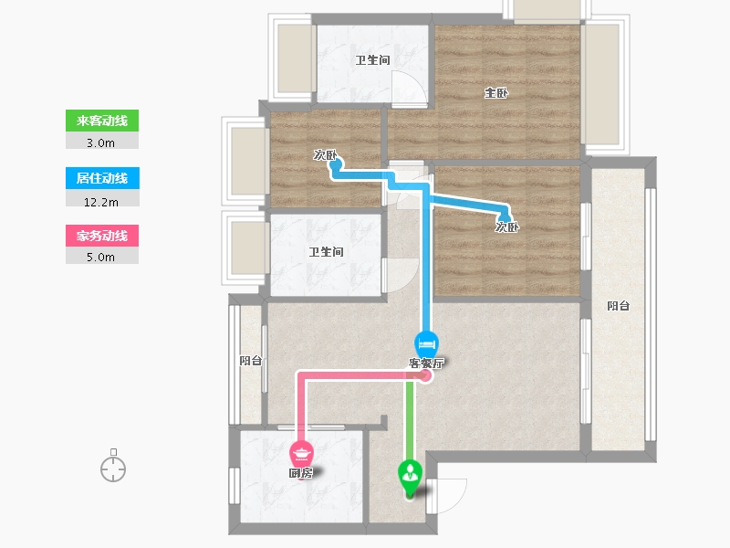 广东省-佛山市-金融街-83.20-户型库-动静线