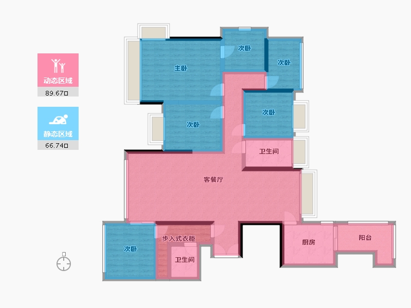 广东省-惠州市-嘉旺城-120.00-户型库-动静分区