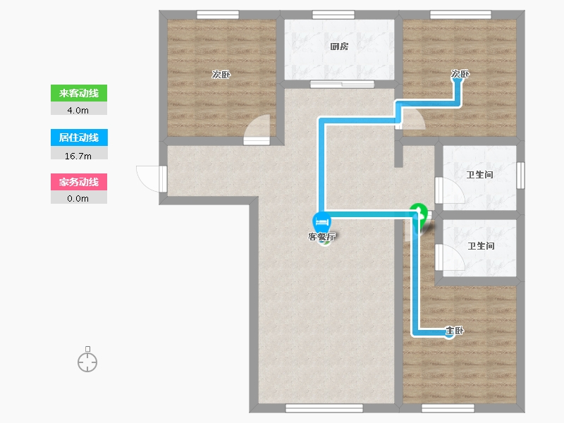 新疆维吾尔自治区-乌鲁木齐市-蓝天芳草地-94.20-户型库-动静线