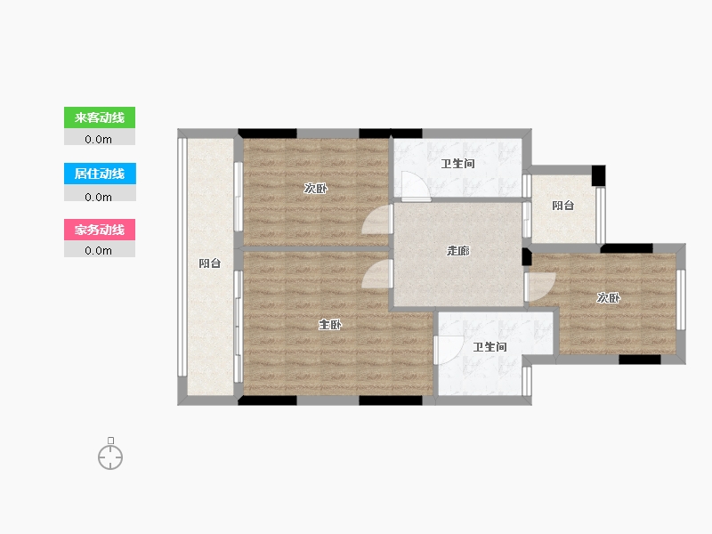 浙江省-绍兴市-万科湖心湾-192.00-户型库-动静线