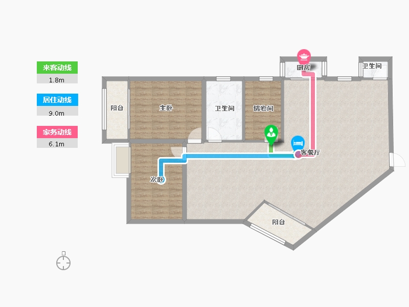 广东省-深圳市-瑞达苑-116.88-户型库-动静线