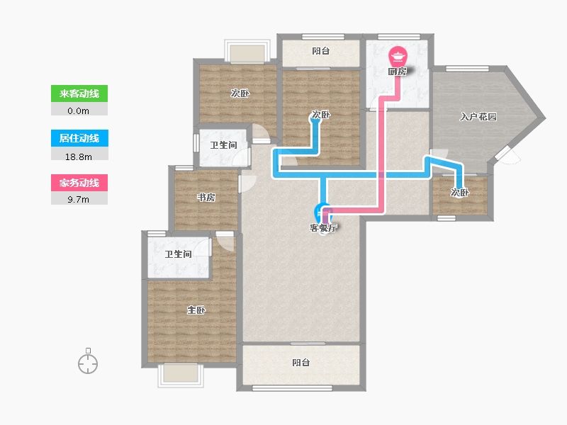 黑龙江省-鹤岗市-世纪村-150.84-户型库-动静线