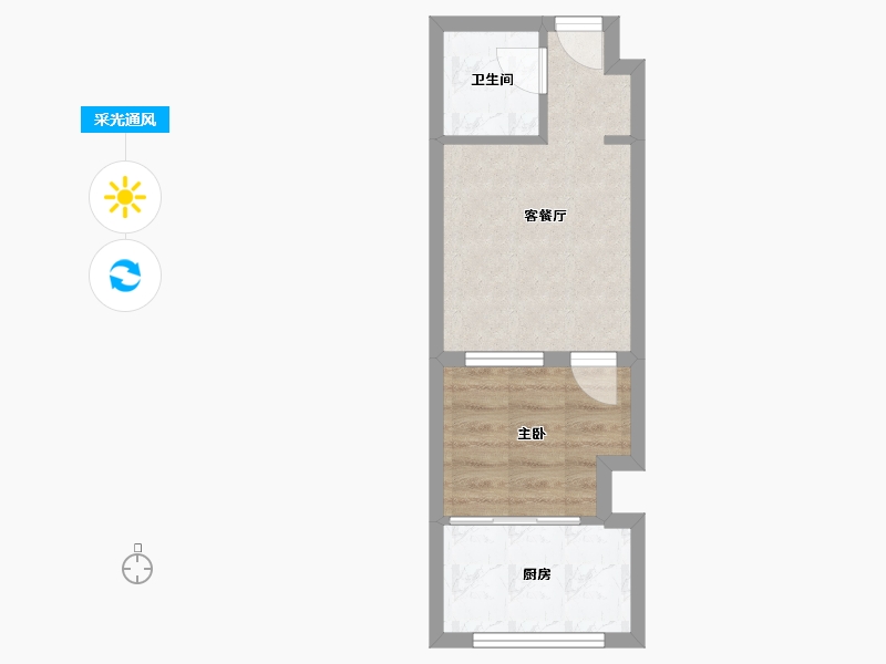 广东省-深圳市-锦文阁大厦-30.73-户型库-采光通风