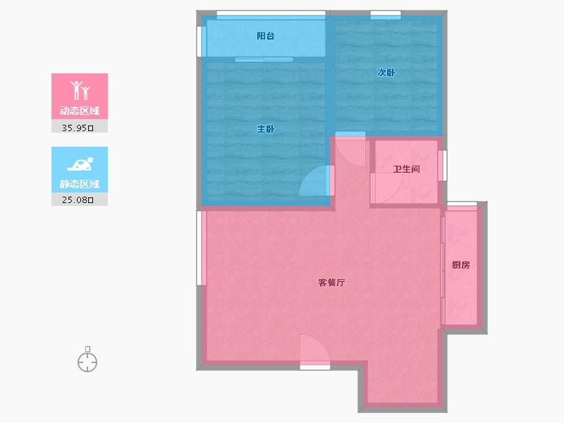 广东省-深圳市-景新花园-54.48-户型库-动静分区