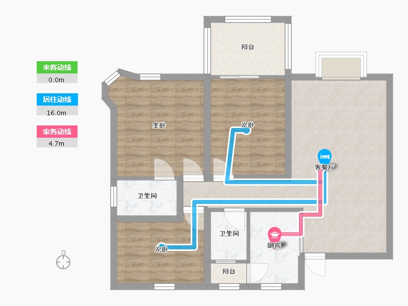 广东省-深圳市-香雅园-78.25-户型库-动静线