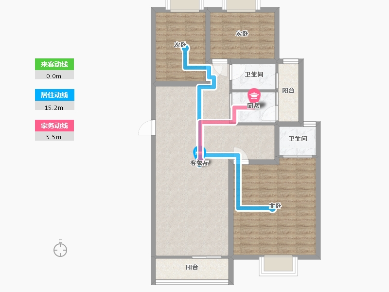 广东省-深圳市-嘉园-94.10-户型库-动静线