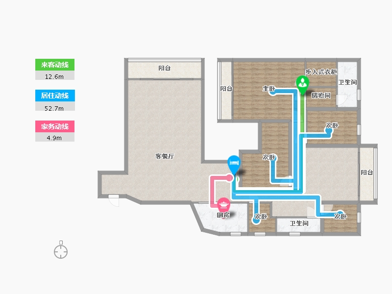 广东省-深圳市-聚豪园-175.92-户型库-动静线