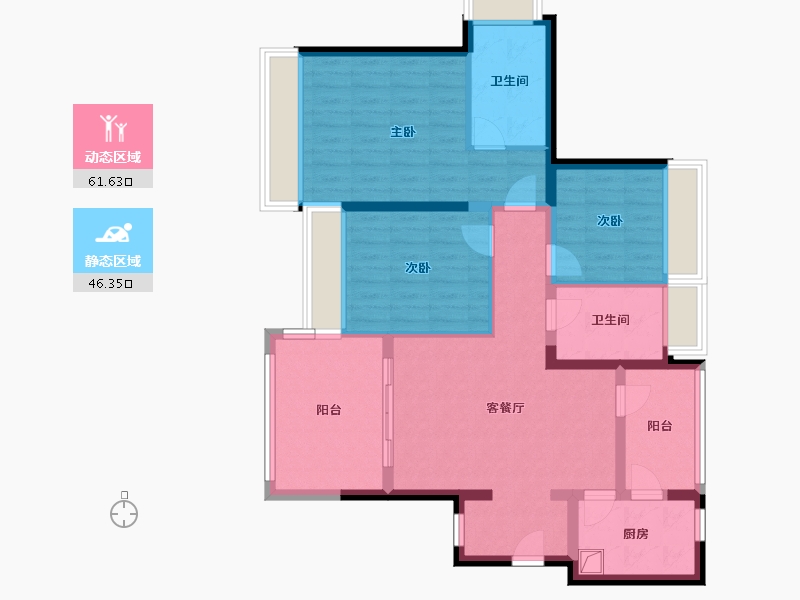 广东省-深圳市-融御华府-96.00-户型库-动静分区