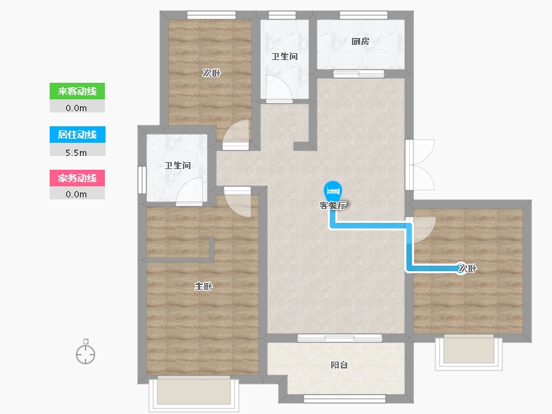 山东省-临沂市-奥德-134.40-户型库-动静线