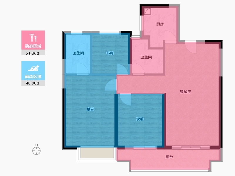 江西省-赣州市-天铂-89.00-户型库-动静分区