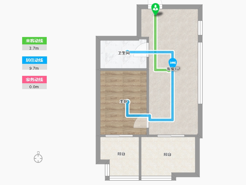 江苏省-南京市-东方万汇城-43.06-户型库-动静线