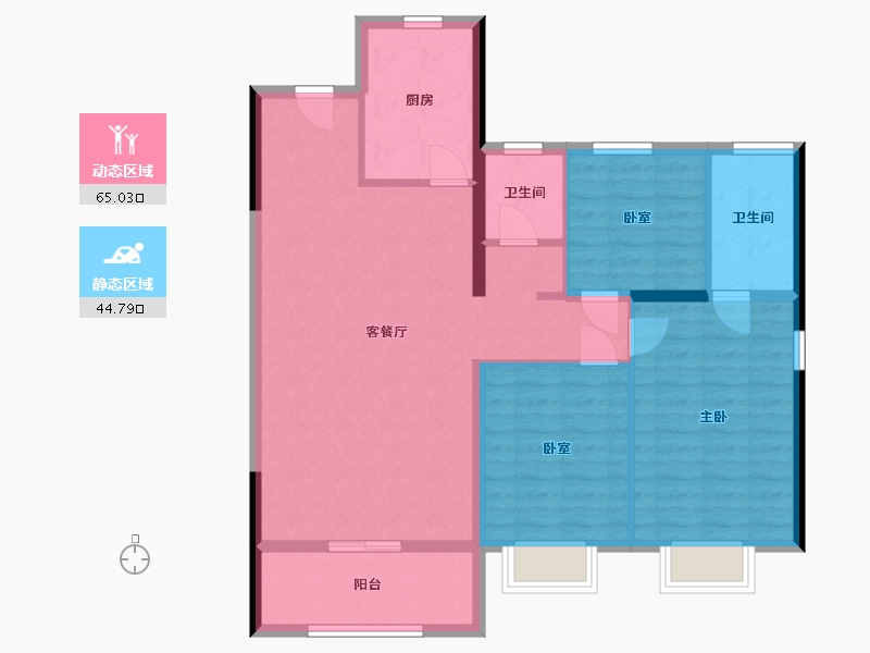 河北省-承德市-中瑞北欧云著-100.00-户型库-动静分区