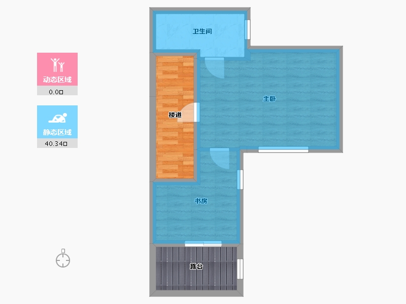 湖北省-武汉市-金色港湾君临水岸-124.80-户型库-动静分区