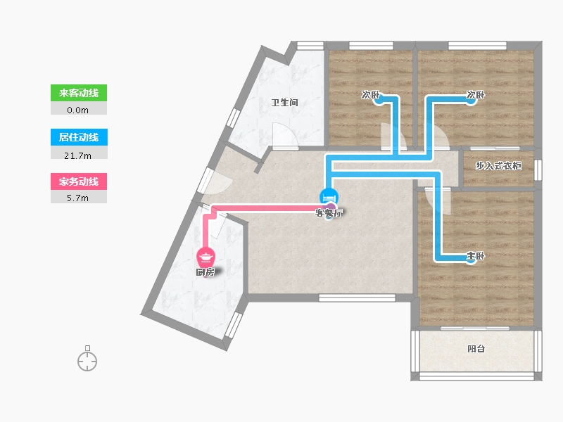 湖北省-武汉市-常青花园-72.20-户型库-动静线