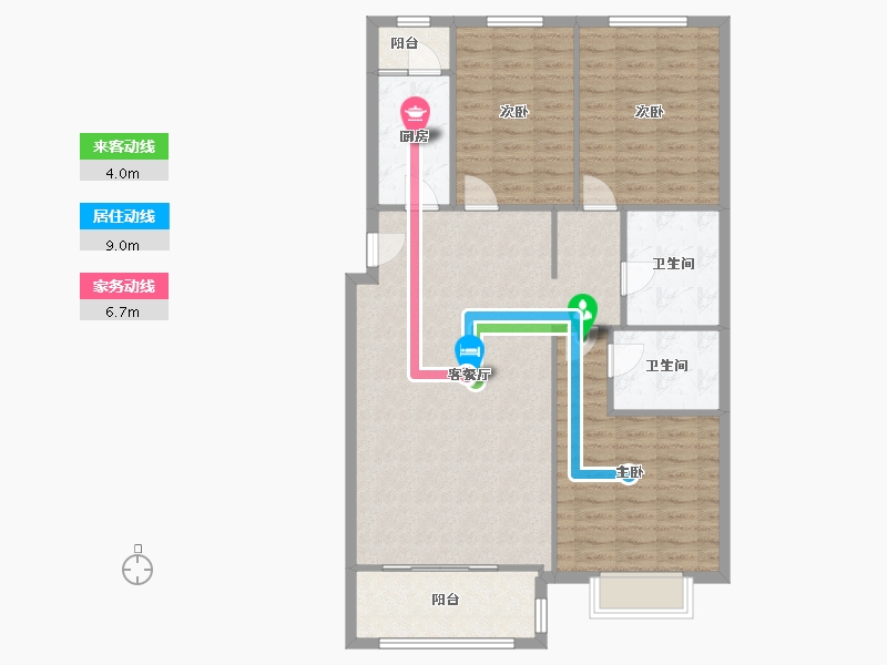 河北省-张家口市-维多利亚B区-113.00-户型库-动静线