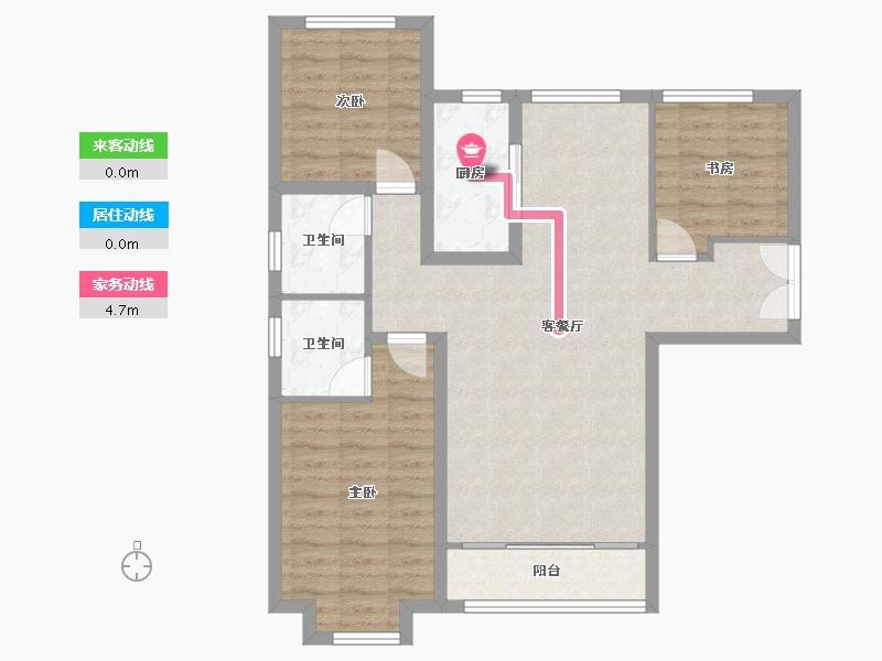 甘肃省-陇南市-紫气佳苑-99.20-户型库-动静线