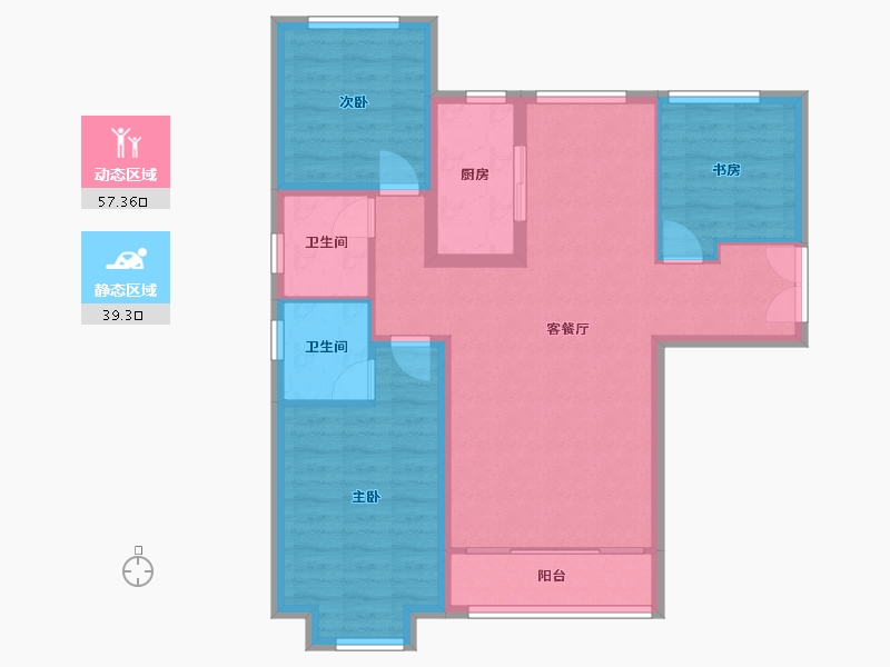 甘肃省-陇南市-紫气佳苑-99.20-户型库-动静分区