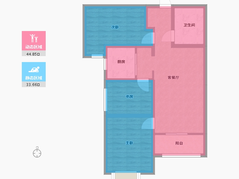 甘肃省-陇南市-紫气佳苑-79.20-户型库-动静分区