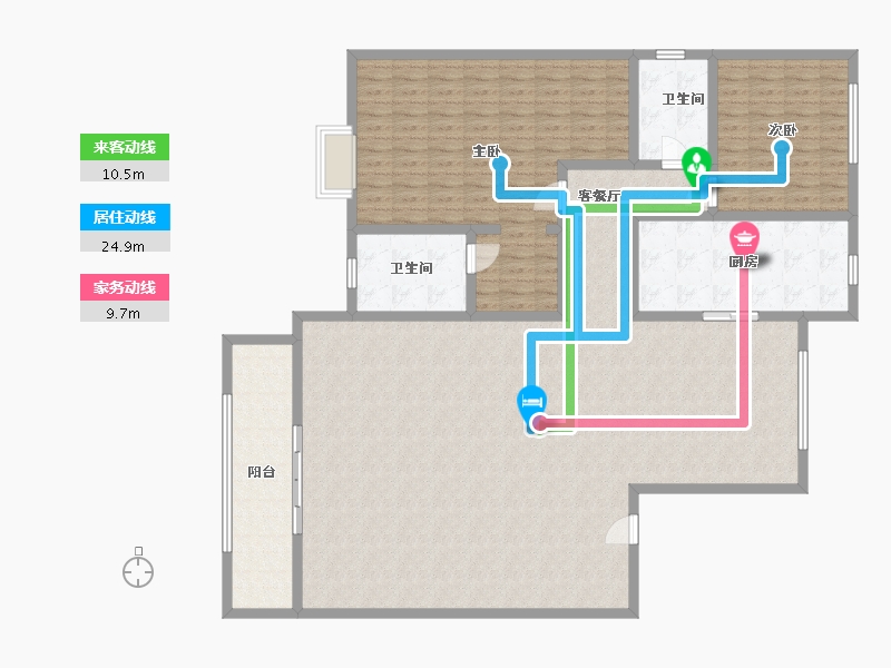 河北省-邯郸市-鸡泽县滨河遂园小区-187.00-户型库-动静线