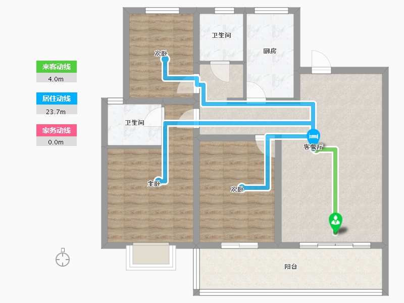 河南省-濮阳市-桃李春风-91.20-户型库-动静线