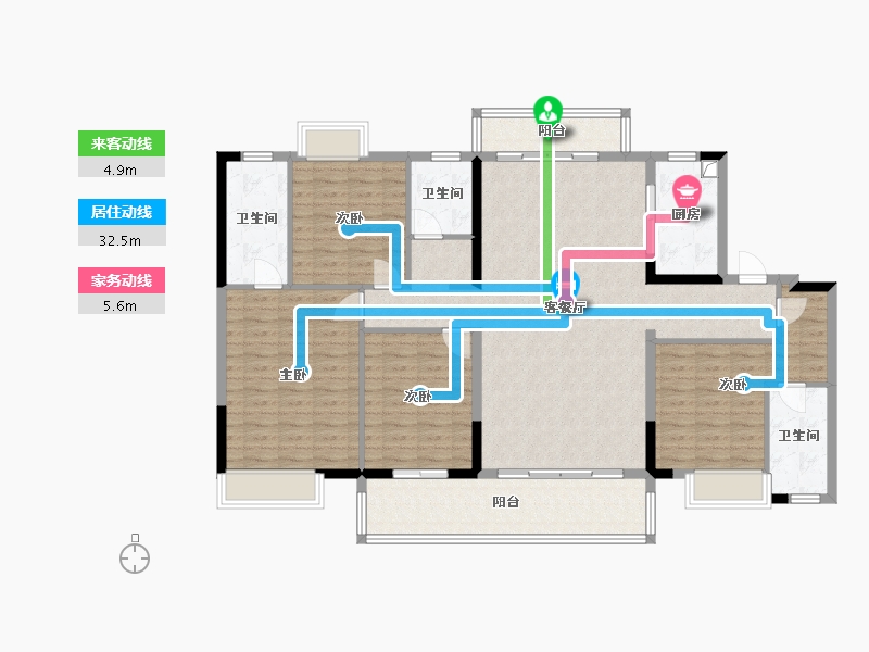 江西省-鹰潭市-观江樾-149.67-户型库-动静线