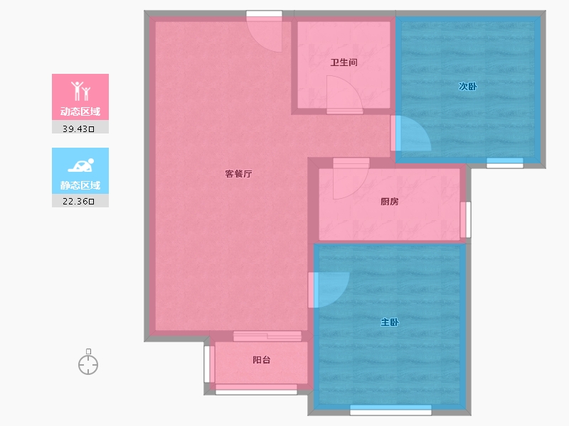 北京-北京市-新城嘉园-61.00-户型库-动静分区