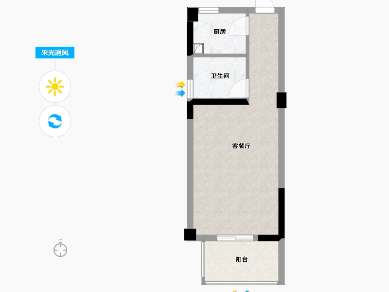 广西壮族自治区-南宁市-隆源国际公馆-36.00-户型库-采光通风