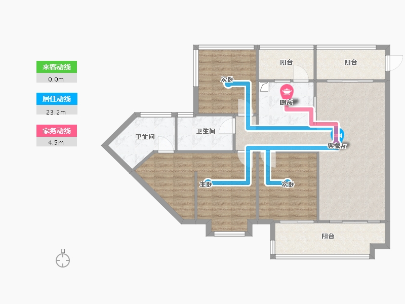 四川省-成都市-中德麓府-92.00-户型库-动静线