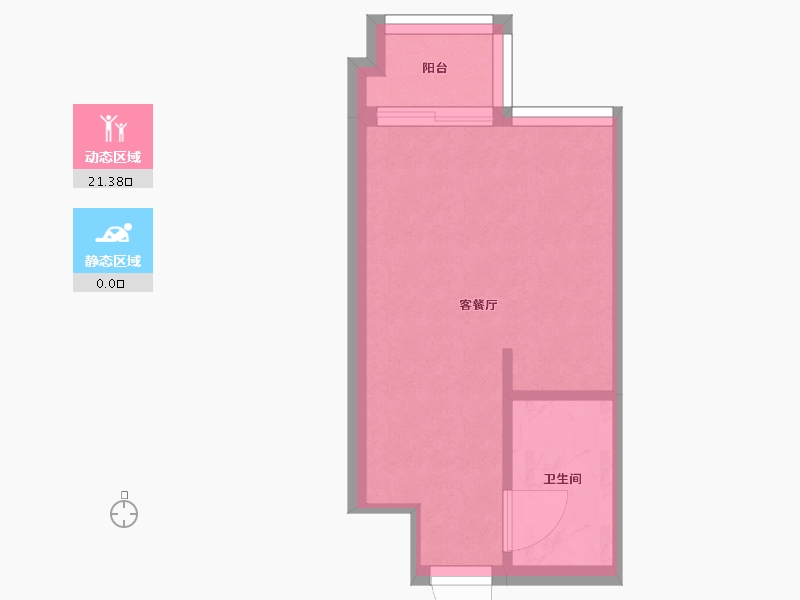 香港特别行政区-沙田区-星凱堤岸-16.94-户型库-动静分区