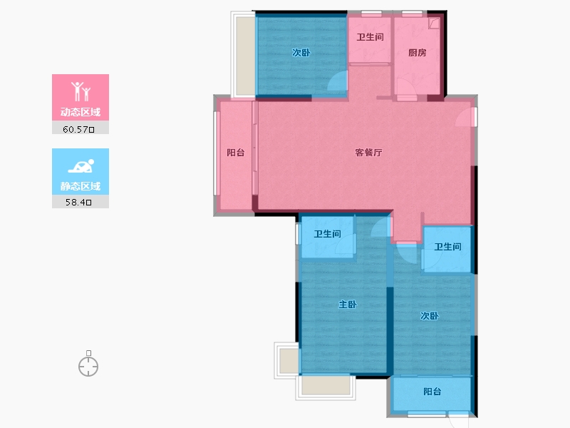 河南省-郑州市-亚星-144.00-户型库-动静分区