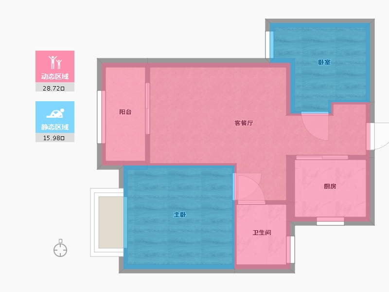 福建省-厦门市-林前综合体-45.00-户型库-动静分区