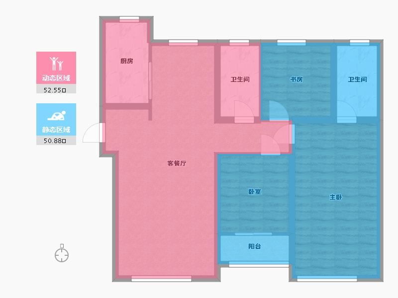 山东省-济宁市-融创济宁府-110.00-户型库-动静分区