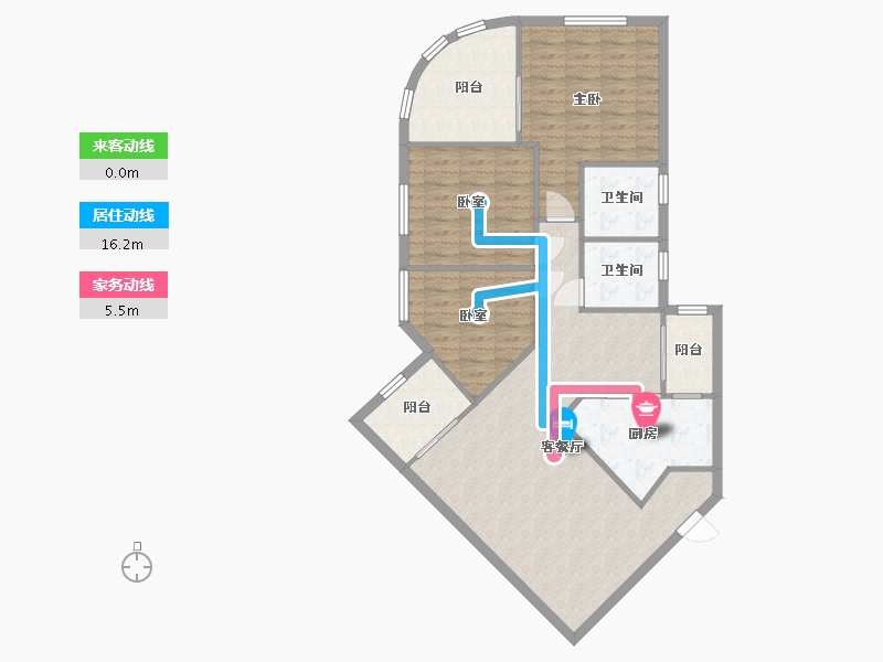 广东省-深圳市-汇文楼-96.00-户型库-动静线