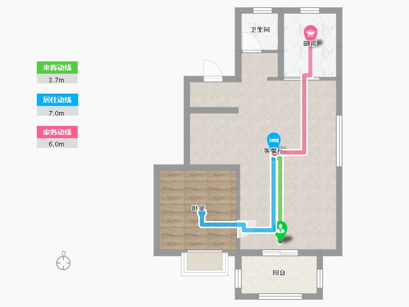 浙江省-宁波市-华景川溪上云庐-155.00-户型库-动静线