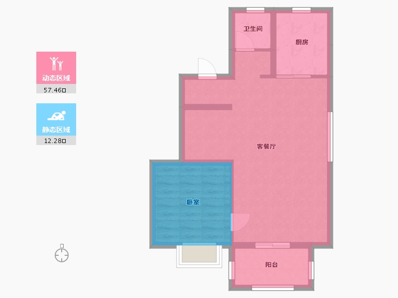 浙江省-宁波市-华景川溪上云庐-155.00-户型库-动静分区