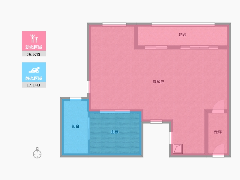 福建省-宁德市-玖珑国际-62.66-户型库-动静分区