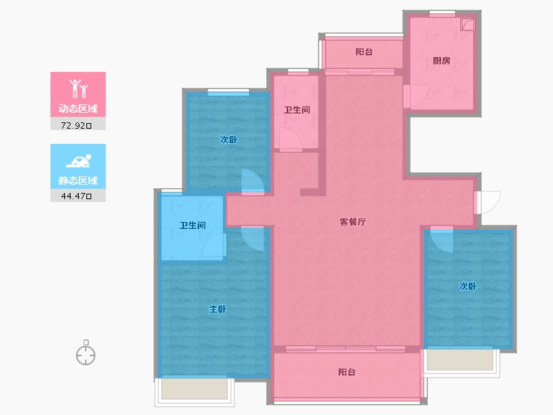 河南省-商丘市-九如府-104.80-户型库-动静分区